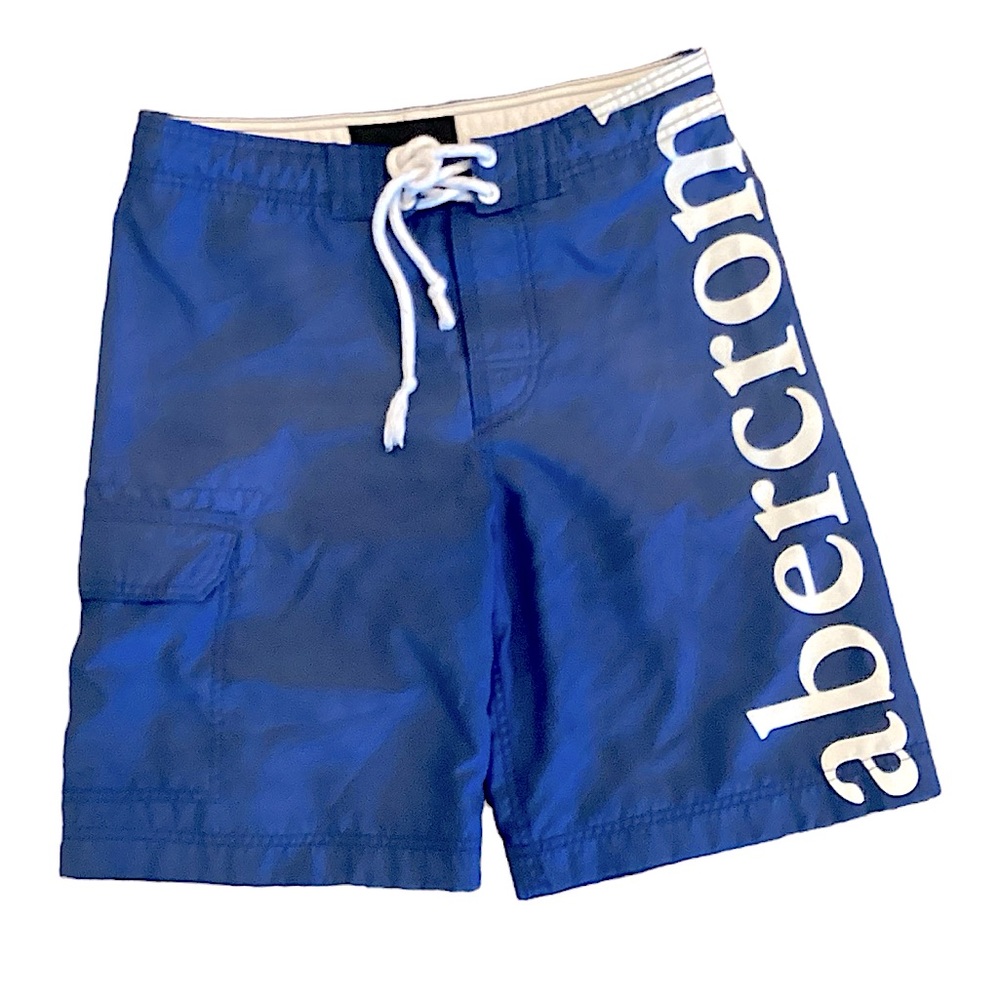 Abercrombie Cargo Board Shorts Swim Trunks Large Gem